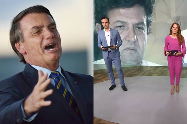 Bolsonaro falou sobre entrevista de Mandetta ao Fantástico
