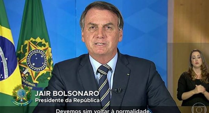 Bolsonaro vai realizar um novo pronunciamento