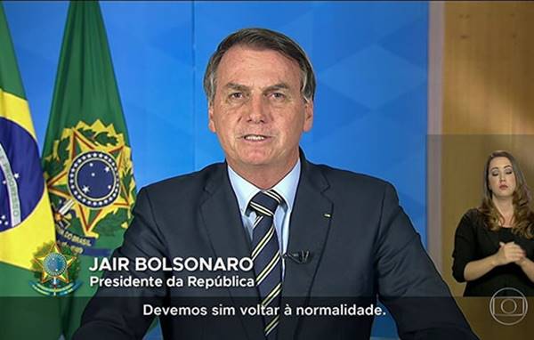 Bolsonaro vai realizar um novo pronunciamento
