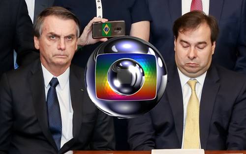 Rodrigo Maia devem se unir Globo para derrubar Bolsonaro