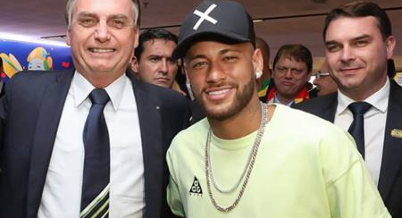 Neymar anuncia que esta fechado com Bolsonaro