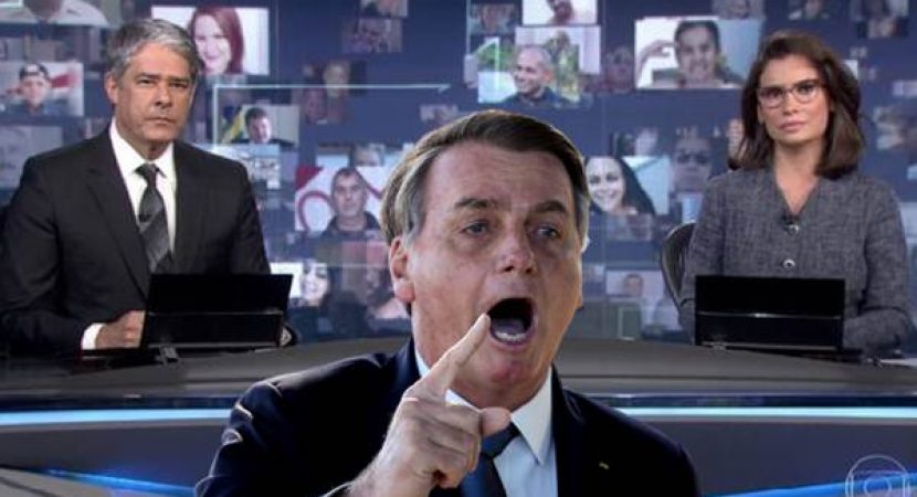 Bolsonaro coloca culpa na Globo