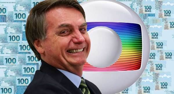 Em Represália, Bolsonaro corta 60% de verba publicitaria da Globo