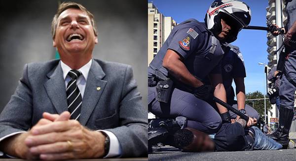 Violência Policial cresce durante Governo Bolsonaro e 80% dos mortos são negros