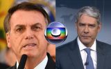 Bolsonaro chama William Bonner sem vergonha