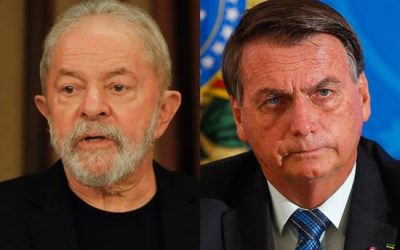 Lula tem 52% contra 34% de Bolsonaro