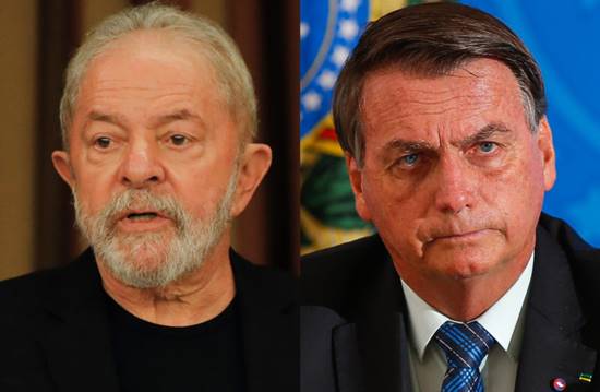 Lula tem 52% contra 34% de Bolsonaro