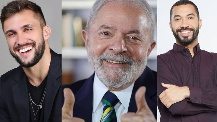 Gil do Vigor e Arthur mostram apoio a Lula nas Redes Sociais