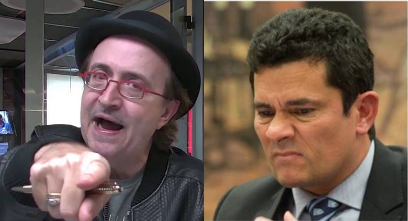 Indignado Reinaldo Azevedo esculacha Sergio Moro