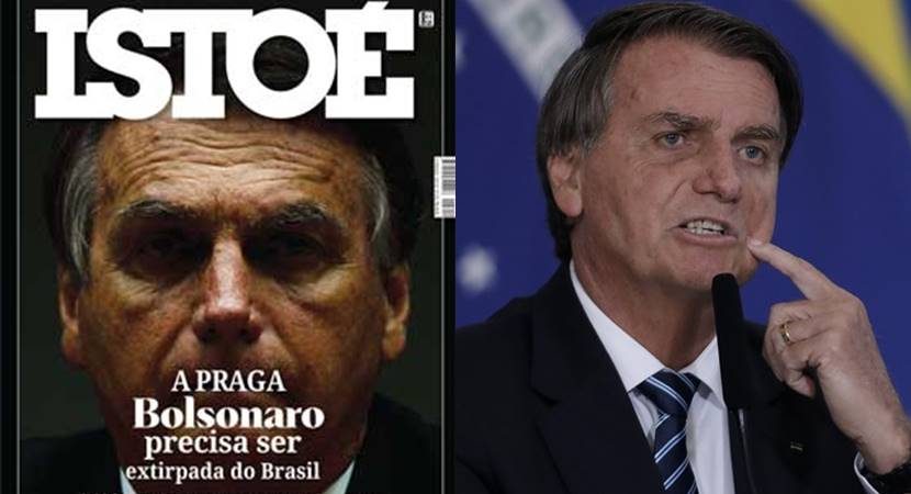 Revista ISTOÉ diz que Bolsonaro é uma praga