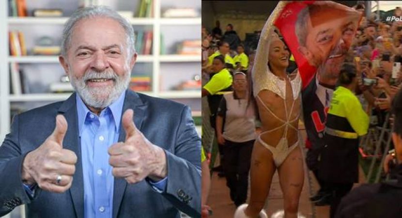 Pabllo Vittar grita "Fora Bolsonaro" e corre com bandeira do Lula no Lollapalooza