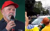 Bolsonaristas cercam o carro de Lula que consegue escapar da percepção em Campinas