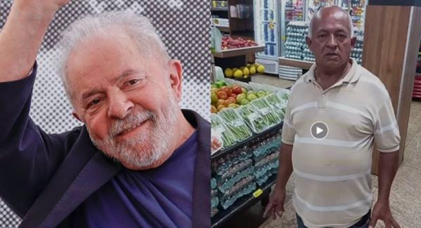 Homem se revolta com os preços no supermercado e pede a volta de Lula