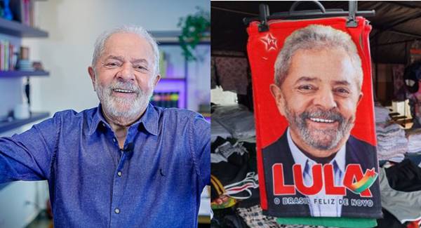 Vendedor comemora sucesso de vendas da toalha de Lula: “As do Lula vendem mais”