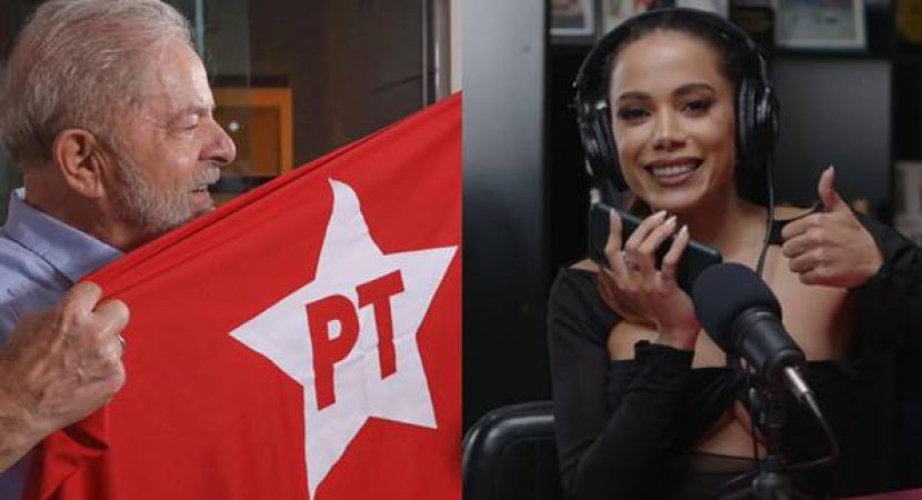 Anitta mostra áudio de conversa no WhatsApp com Lula no PODDELAS