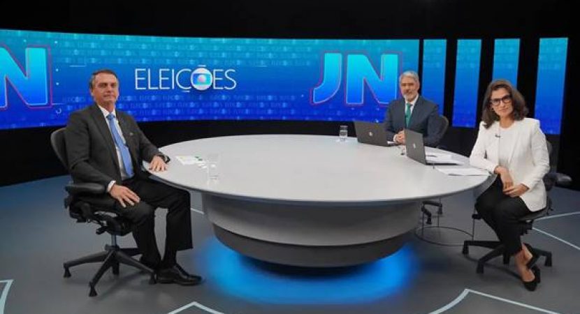 Entrevista de Bolsonaro no Jornal Nacional tem a maior audiência do ano