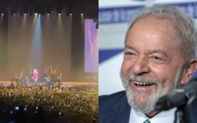 Fãs gritam apoio a Lula durante show da Rosalía em São Paulo