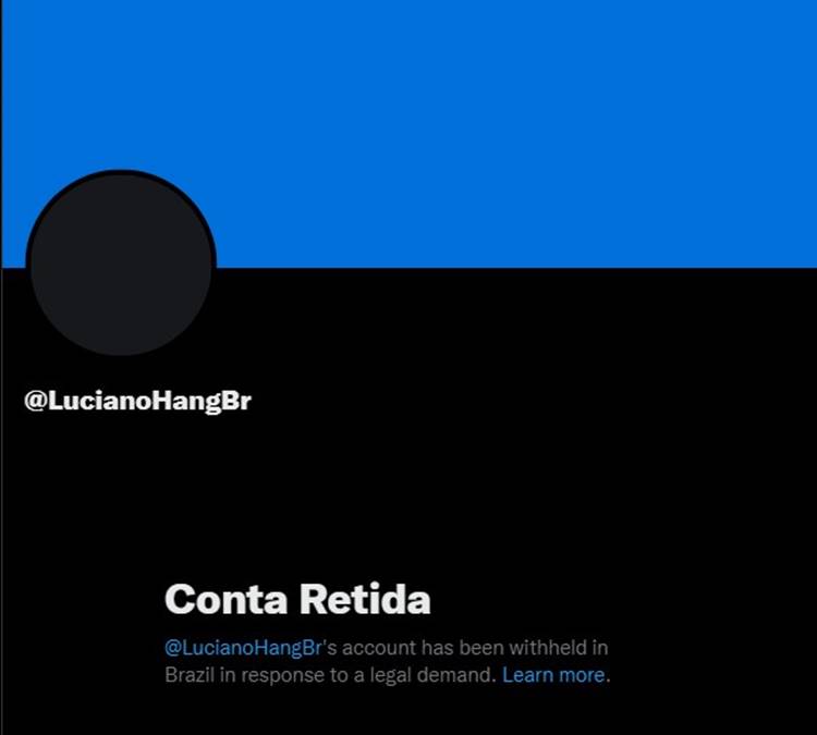 Perfil do Bolsonarista Luciano Hang é banido do Twitter