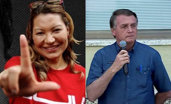Ataca com Bolsonaro Janja responde