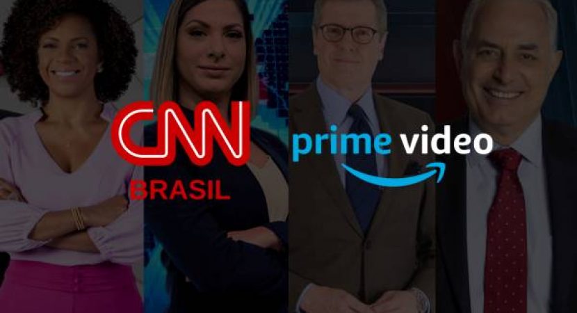 CNN Brasil chega ao Prime Video como primeiro canal de notícias ao vivo do serviço de streaming no país