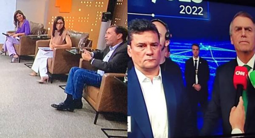 Jornalistas da Globo se revoltam e detonam Sergio Moro por estar como assessor de Bolsonaro em Debate