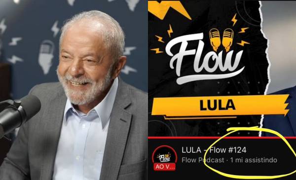 Lula quebra a internet e bate recorde com 1 MILHÃO de pessoas assistindo no Flow Podcast