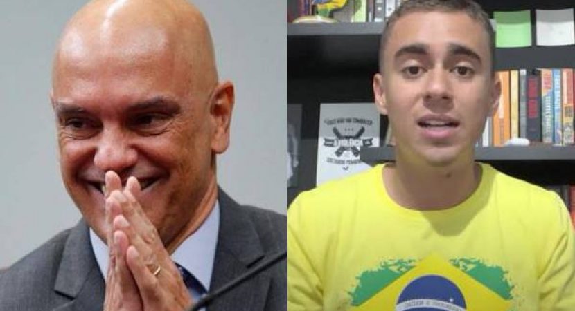 Alexandre de Moraes solicitou a suspensão da posse do deputado Nikolas Ferreira