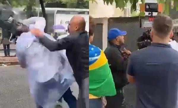 Bolsonaristas agridem jornalistas na rua e destoem seus equipamentos, ASSISTA O VIDEO