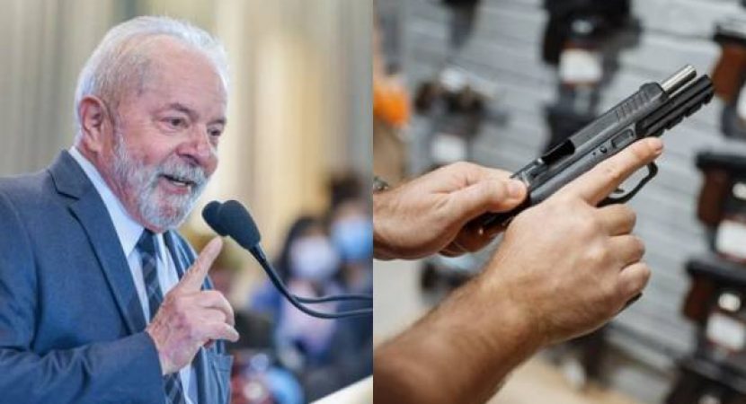 Lula anunciou a revogação de todos os decretos que dão a posse de armas no Brasil