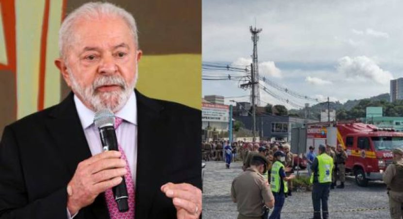 Lula lamenta morte de crianças em ataque a creche