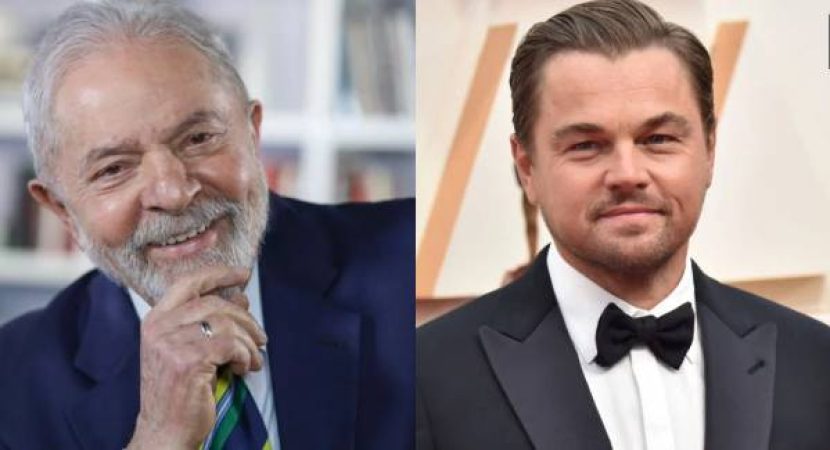 Ator Leonardo DiCaprio parabeniza Lula