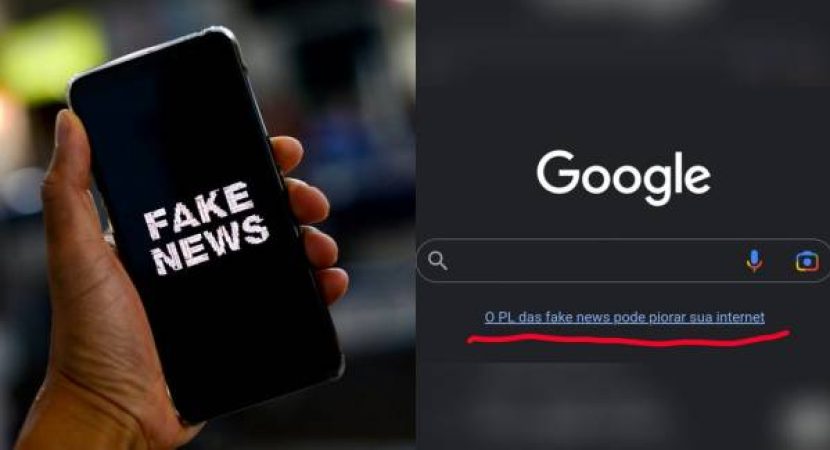 Google faz campanha covarde contra PL das Fake News