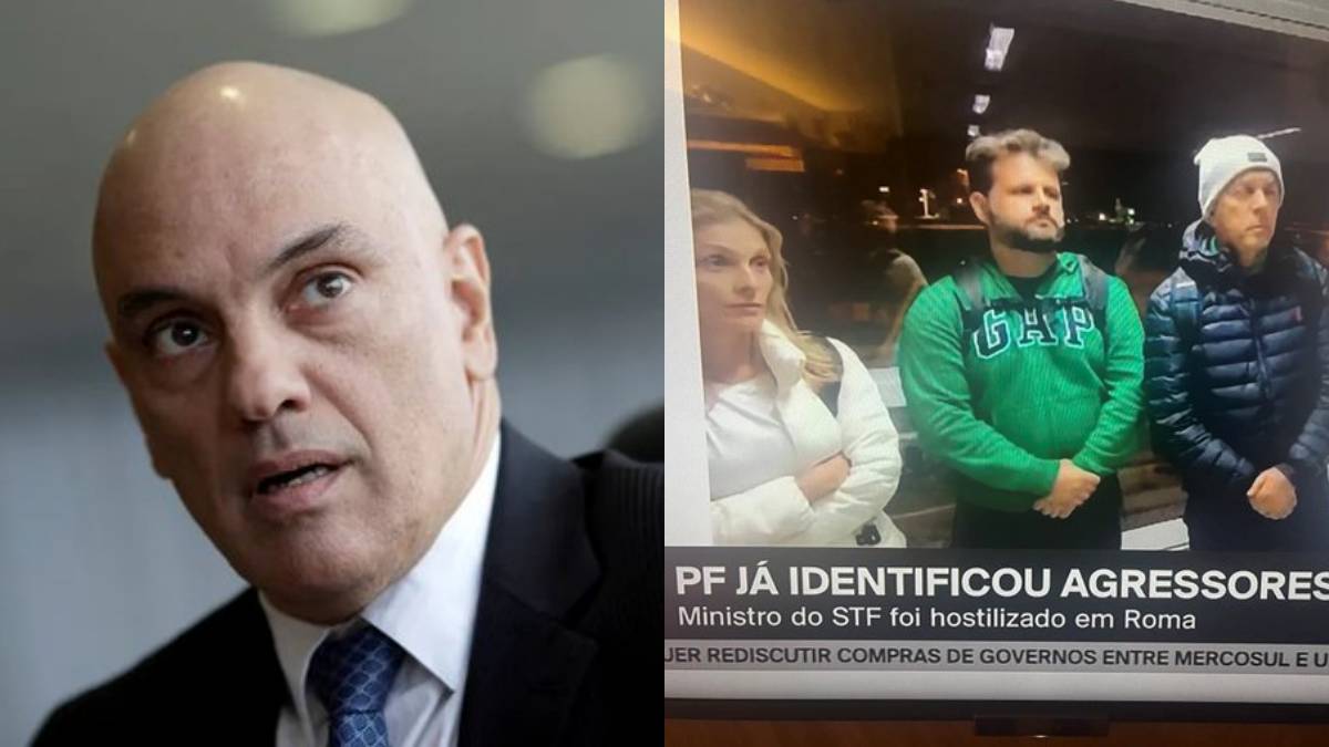 Bolsonaristas atacam ministro Alexandre de Moraes