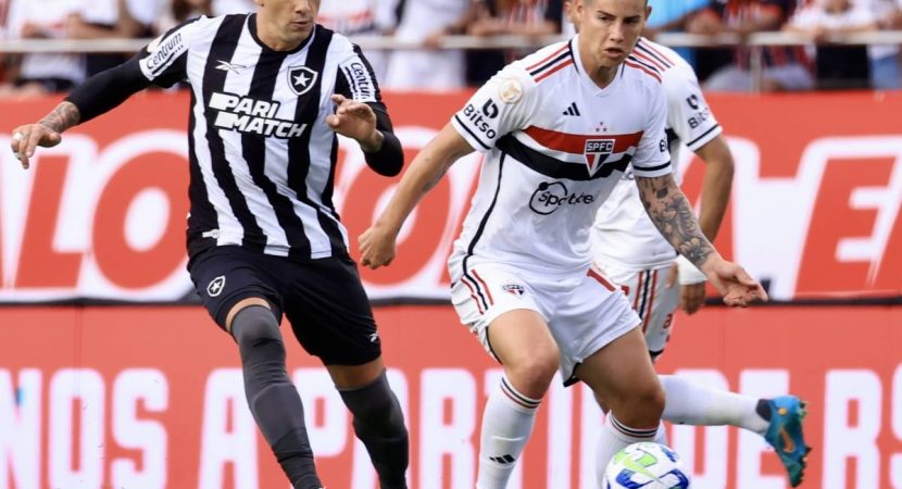 Botafogo e São Paulo empatam