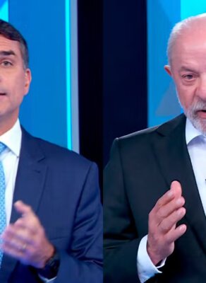 Debate Lula Flavio Bolsonaro audiencia Globo