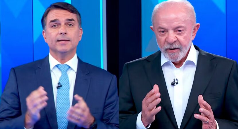 Debate Lula Flavio Bolsonaro audiencia Globo